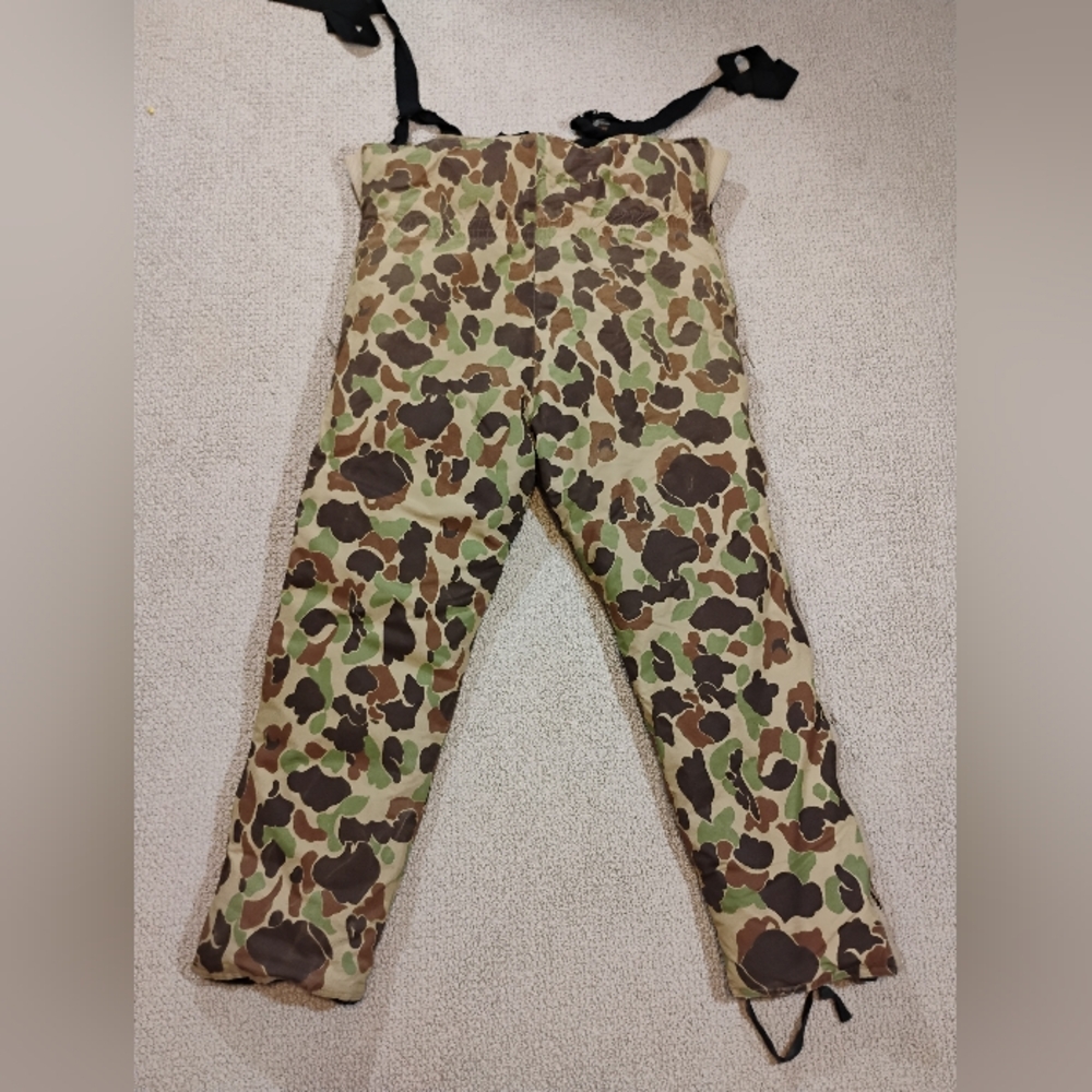 Rare Snow Goose (80s Canada Goose) Duck Camo Insulated Pants Size Large